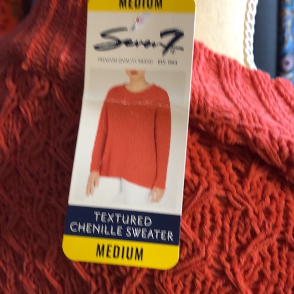 Seven 7 textured Chenille Sweater - Picture 6 of 8